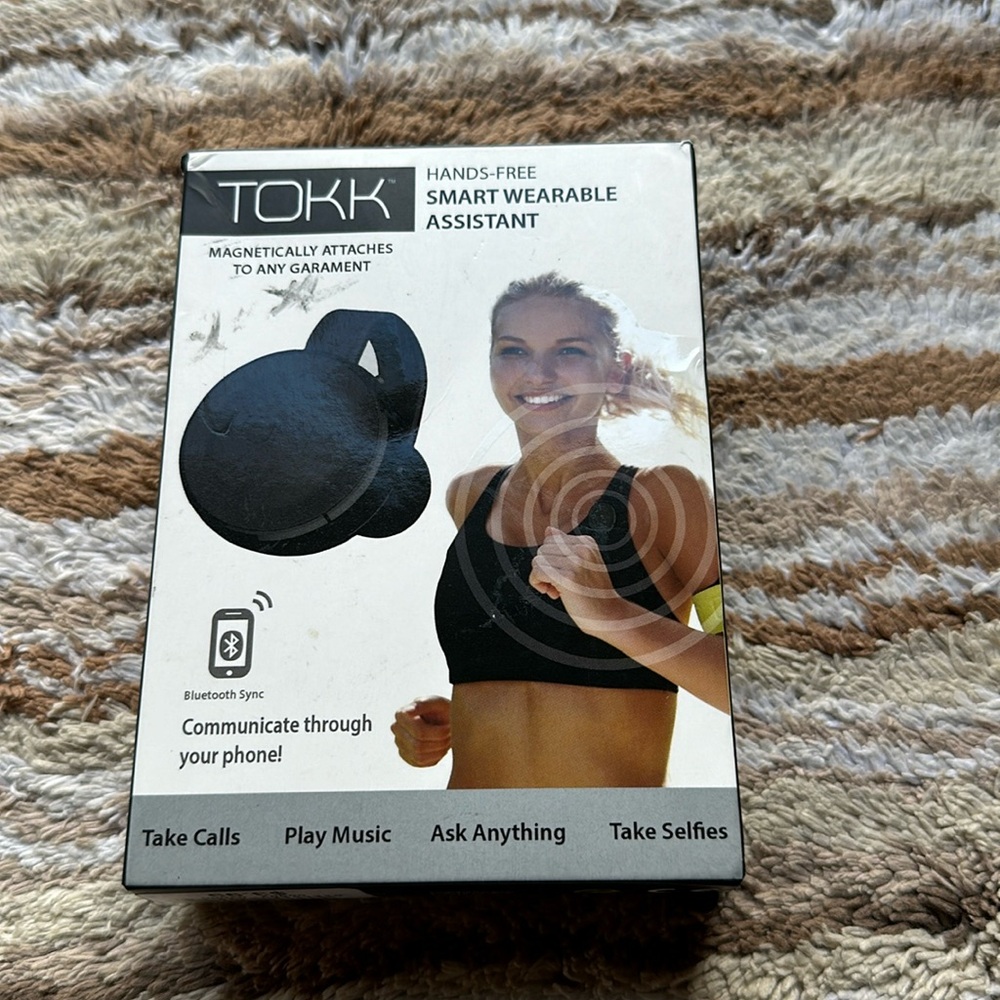 Black Smart Wearable Assistant Headset